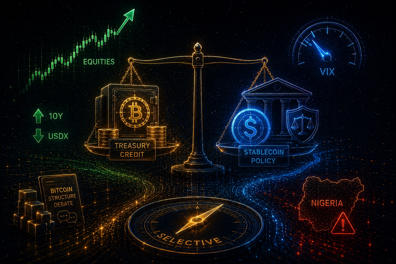 Stablecoin Policy Pressure Keeps Crypto Selective