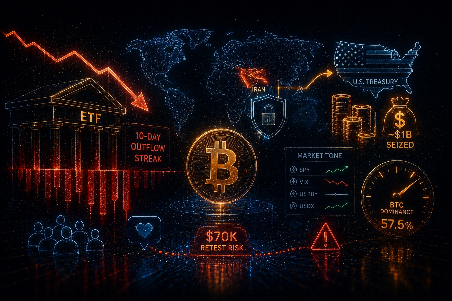 Bitcoin ETF Outflows Keep Crypto Selective