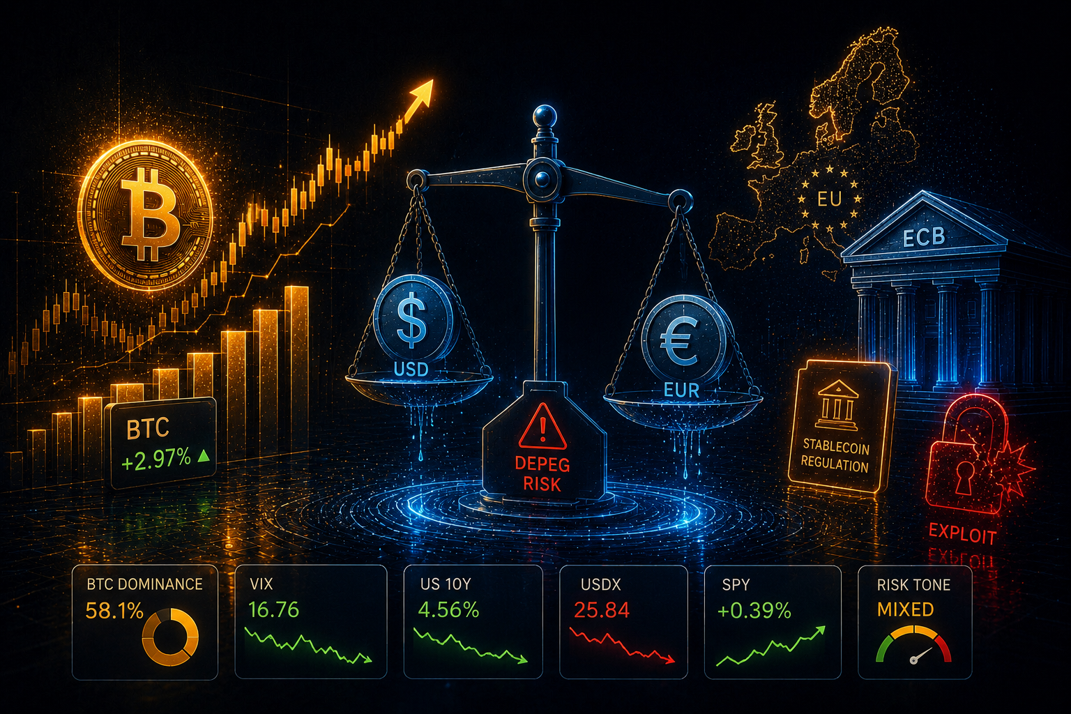 Stablecoin Depeg Risk and BTC Rebound