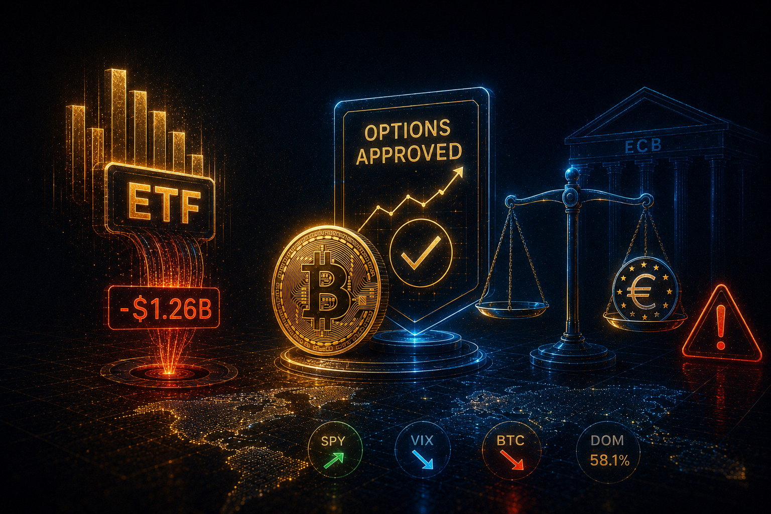 Bitcoin ETF Outflows and Options Approval