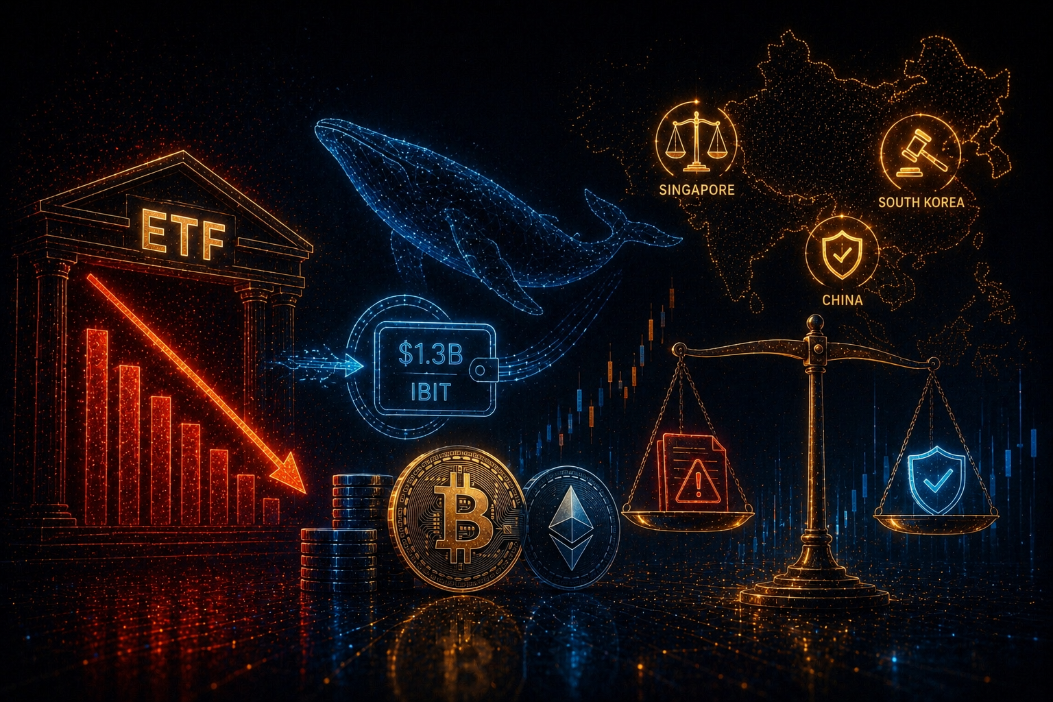 Bitcoin ETF Outflows Keep Crypto Selective