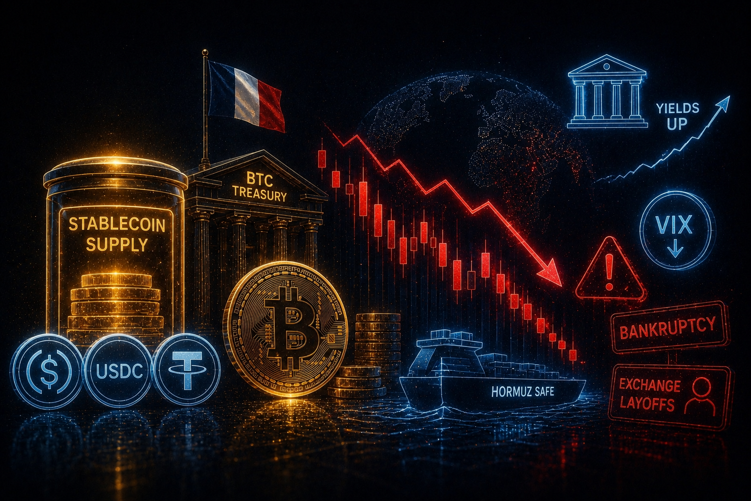 Stablecoin Supply Supports Cautious Crypto Setup