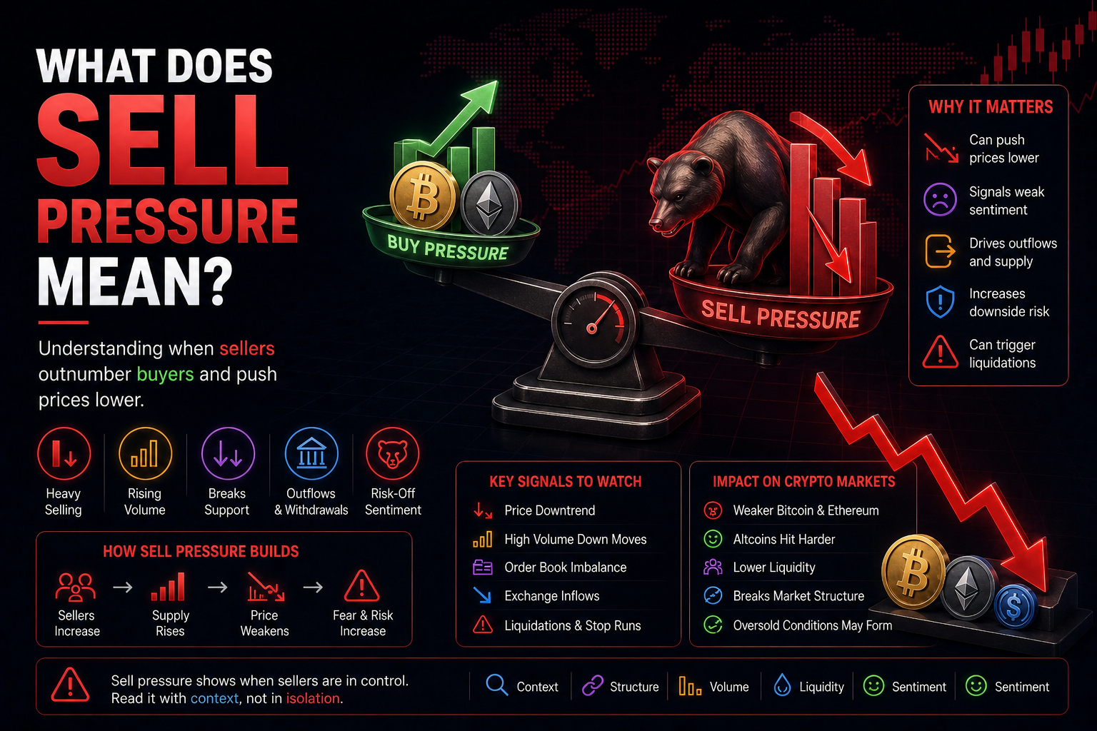 What Does Sell Pressure Mean?