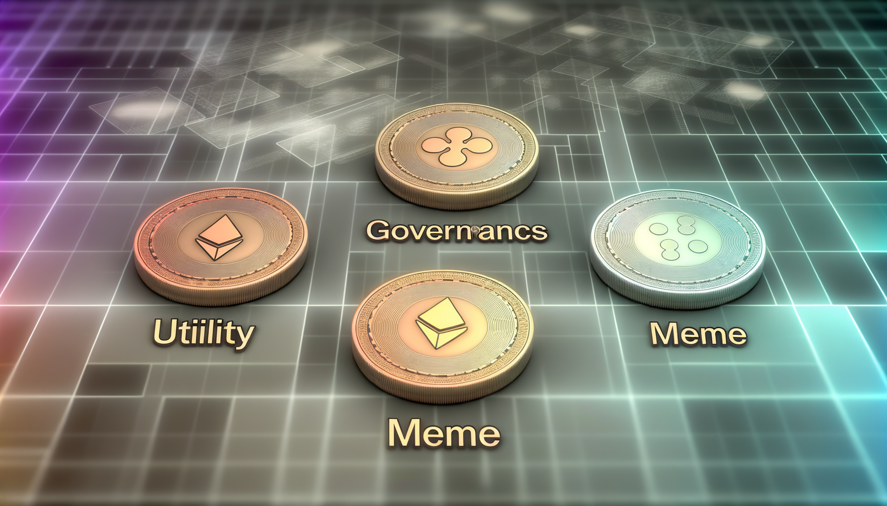 Types of Crypto Tokens: Utility, Governance, Meme, and More