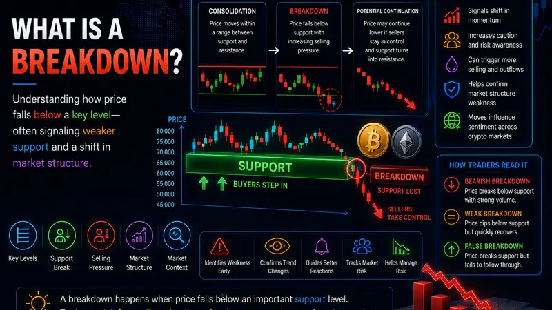 What Is a Breakdown in Crypto?