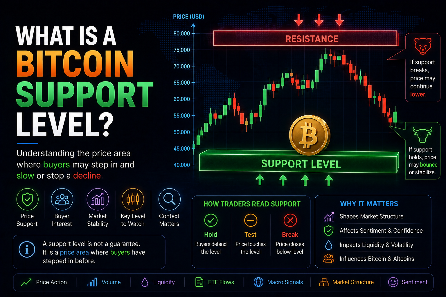 What Is a Bitcoin Support Level?
