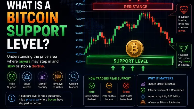 What Is a Bitcoin Support Level?