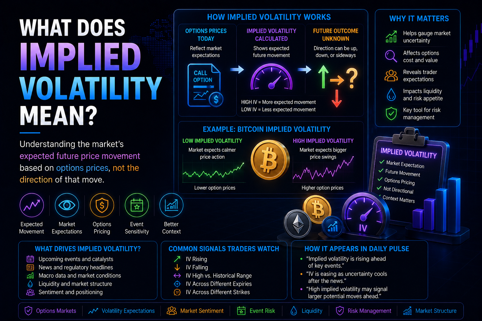 What Does Implied Volatility Mean?