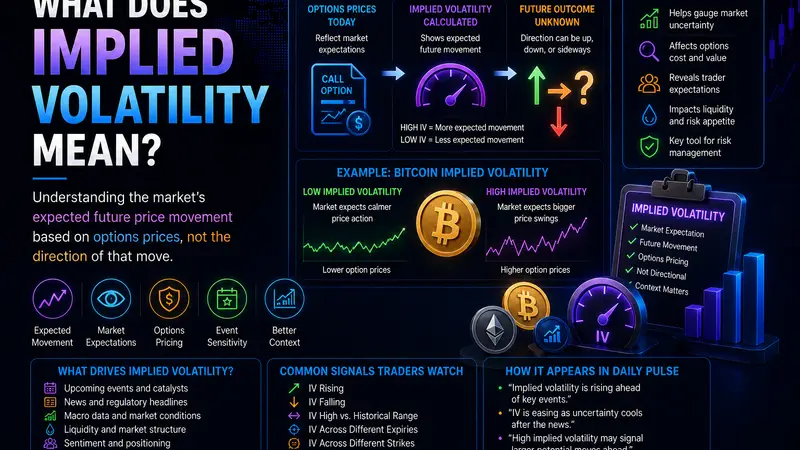 What Does Implied Volatility Mean?